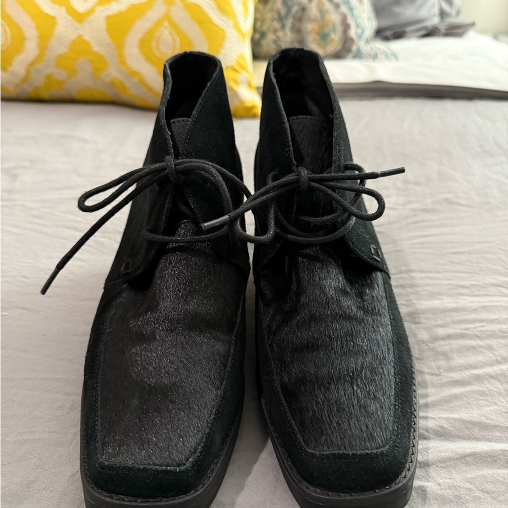 Black Donald Pliner Dakota Wedge Boot